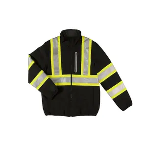 Parka Safety Clothing Jacket Hochwertige Arbeits kleidung Warn schutz jacke Custom Reflected Winter Work Uniform & Overall