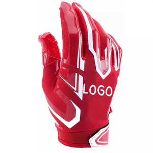 Guantes de fútbol americano suaves y cómodos con estampado personalizado Receptor adhesivo con guantes de fútbol americano suaves y cómodos - Product Image 2
