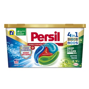Cápsulas Persil Discs 4 en 1 para lavar, todo tipo de ropa y ropa deportiva, caja de 22 dosis, 550 g - Product Image 4