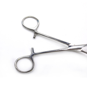 Nuevo en 2025, Pinza Quirúrgica para Toallas Backhaus, Pinza Curva con Bloqueo, 13.5 cm, Juego de Instrumentos de Plata Ecológicos - Product Image 5