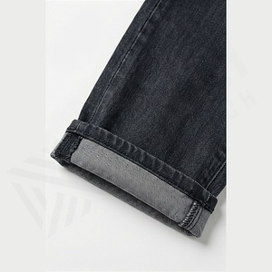 Pantalones Vaqueros Personalizados para Hombre, Estilo Holgado, Recto, Ajustado, Casual, Elegante, Diseño Sólido de Invierno, Ropa Urbana Premium, Color Personalizado - Product Image 6