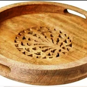 Eco Friendly Fruit Bowl Set of 3 Rustic Mango Wood Bowls with Bark Effect Food Contact Safe Home Decor - Product Image 5