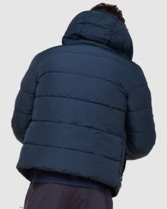 Veste bomber d'hiver pour homme, fermeture éclair, 2 couches (toile/polyester/coton), vente chaude, qualité supérieure, coupe-vent, imperméable, respirante, à capuche - Product Image 4