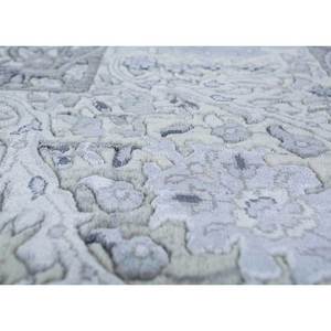 Tapis en laine et viscose noué à la main Aurora gris et noir à motif floral pour usage domestique - SKWV-53 - Product Image 3