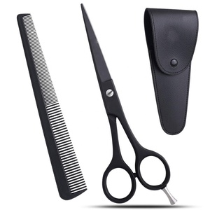 Nouvelles Ciseaux de Coiffure Professionnels de 6 Pouces en Titane et Acier Inoxydable, Lames Céramiques Droites et Émoussées, pour Gauchers - Product Image 4