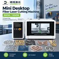 Machine de découpe laser à fibre de bureau mini 800W 1200W, découpeuse CNC de métaux pour tôles d'acier inoxydable et d'aluminium, découpe de pièces de précision