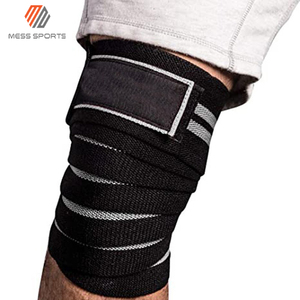 MESS SPORTS Adjustable <b>Compression</b> <b>Support</b> Breathable Neoprene Unisex <b>Knee</b> Wraps & Brace Wraps for Power Lifting - Product Image 2
