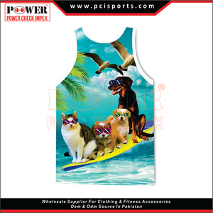 เสื้อกล้ามผู้ชายพิมพ์ซับลิเมชันตามสั่งฤดูร้อน - Product Image 4
