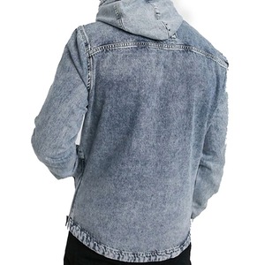 Veste en jean pour homme sur mesure, 100% coton, séchage rapide et respirante, manteau décontracté d'hiver pour les grandes tailles - Product Image 4