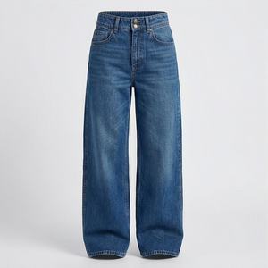 Wholesale Casual Style Custom <b>Women's</b> High Waist Stretch Denim Pants Customized Color Skinny <b>Jeans</b> Cotton Boyfriend Fit OEM - Product Image 1