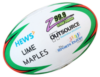 Promosyon Rugby topu dayanıklı sentetik kauçuktan yapılmış tamamen özelleştirilebilir Logo topu kurumsal etkinlikler spor promosyonu için Ideal
