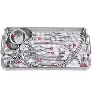 Bandeja Espinal de calidad superior Juego de 2 instrumentos para cirugía de columna Fuente de alimentación manual de acero inoxidable - Product Image 5