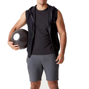Wholesale Male <b>Sleeveless</b> Workout Sports Wear Hoodies Fitness <b>Men's</b> Gym Hoodies Blank Cotton Casual <b>sleeveless</b> <b>Hoodie</b> Plus Size - Product Image 4