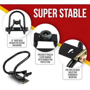 <span class=keywords><strong>Cale</strong></span> <span class=keywords><strong>de</strong></span> <span class=keywords><strong>roue</strong></span> <span class=keywords><strong>de</strong></span> <span class=keywords><strong>moto</strong></span> E-Track, <span class=keywords><strong>cale</strong></span> <span class=keywords><strong>de</strong></span> pneu <span class=keywords><strong>de</strong></span> vélo vertical pour remorque, <span class=keywords><strong>cale</strong></span> <span class=keywords><strong>de</strong></span> <span class=keywords><strong>moto</strong></span> amovible E-Track et à fixation par boulons - Product Image 4