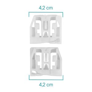 Lève-vitre arrière en plastique pour Skoda Octavia-droite-gauche-SET (expédition depuis la Turquie) - Product Image 3