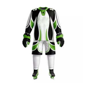 Uniforme de hockey sobre hielo de poliéster 220GSM 100% de estilo moderno, calidad profesional, tendencia de moda, fabricante superior, nueva ropa de hockey sobre hielo - Product Image 3