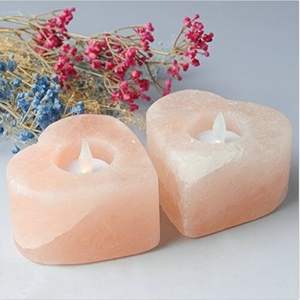Himalayan Pink <b>Salt</b> Heart Shape Tealight Holders, Heart Shaped <b>Salt</b> Tea Lights , Global Natural Himalayan <b>Rock</b> <b>Salt</b> Heart Shape - Product Image 3