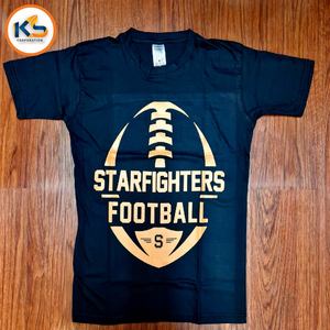 T-shirts pour hommes en coton 100% tricotés avec impression personnalisée sur l'écran, impression de logo |   Respirable, écologique, OEM, utilisation promotionnelle de la mode - Product Image 3