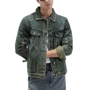 Venta caliente Nueva llegada Jeans Chaqueta para hombres Estilo único Transpirable Hombres Jeans Chaqueta en el mejor material - Product Image 1