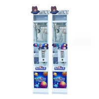 En gros, Mini machine de grue d'arcade en plastique, à monnayeur, 220V, prise US, pour peluches et bonbons