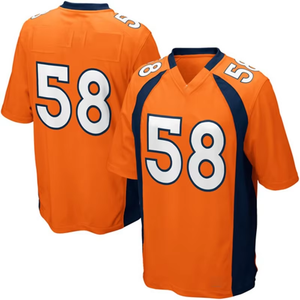 Maillot de football américain personnalisé en gros, broderie du nom de l'équipe, numéro, couture, maillot de football cousu, maillot de rugby pour hommes/jeunes - Product Image 1