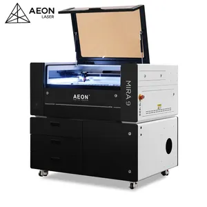 Dễ dàng-to-sử dụng Aeon Mira 9 Máy cắt laser benchtop 60W/80W/100W/rf30w/rf50w CO2 Laser Cutter
