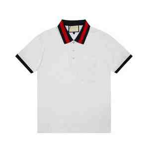 เสื้อโปโลผ้าฝ้ายโพลีเอสเตอร์ย้อมสีล้วนสำหรับผู้ชายเสื้อโปโลทรงโอเวอร์ไซส์ระบายอากาศได้ดีขนาดพลัสไซส์ - Product Image 6