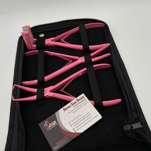 Kit de pinces d'extension de cheveux roses en gros Pince à ruban en acier inoxydable de qualité chirurgicale avec outils d'extension de cheveux à faible quantité minimale de commande - Product Image 4
