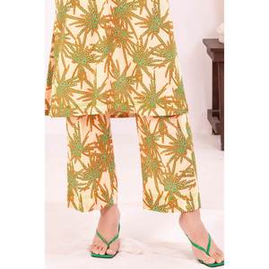 Traje de dos piezas sin costuras de muselina estampada floral de alta calidad con cremallera y borlas, talla grande, formal para eventos diurnos XS-6XL - Product Image 2