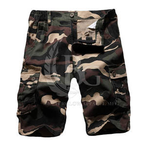 2025 dernière conception respirant hommes coton Cargo Shorts haute qualité solide motif Style décontracté uni teint - Product Image 1