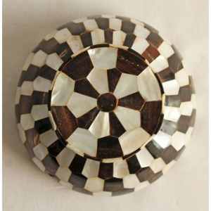 Cuenco para servir de chocolate para decoración del hogar Vintage hecho de cuenco redondo de Metal para servidor al precio más barato de suministros para exportadores de Tahura - Product Image 4
