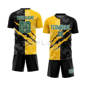 100% polyester tissu maillot de football respirant séchage rapide ajustement personnalisé sublimation logo imprimer kit de football américain vendeur chaud - Product Image 3