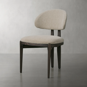 Silla de comedor moderna para proyectos de hoteles, marco de madera maciza con cómodo respaldo tapizado y asiento plegable para el hogar o la villa - Product Image 1