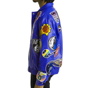 2024 New Fashion Design Baseball <b>Jacket</b> Loose Plush Embroidery Letter <b>Men</b> Custom Street Varsity <b>Men's</b> <b>Jackets</b> - Product Image 5