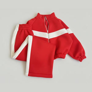 Nuevo Conjunto Deportivo Personalizado de 2 Piezas para Hombre, Chándal Elegante para Mujer, Conjunto de Jogger de Felpa, Ropa Deportiva Urbana, Sudadera con Cremallera y Paneles en Contraste - Product Image 5