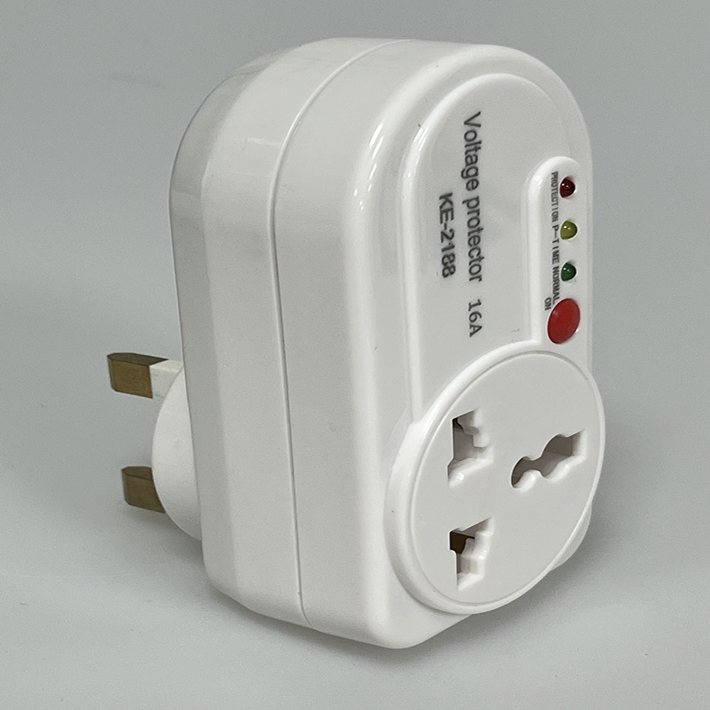 power guard voltage protector 13a white
