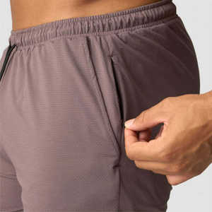 Pantalones cortos de gimnasio para hombre personalizados de moda al por mayor pantalones cortos de gimnasio para hombre lisos de alta calidad 2025 - Product Image 3