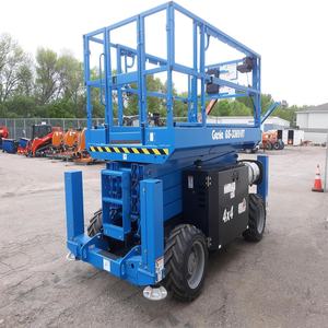 Elevador de construcción seminuevo Genie RT, elevador de tijera para terreno áspero usado, componentes de núcleo, Motor, bomba de engranajes, caja de cambios - Product Image 1