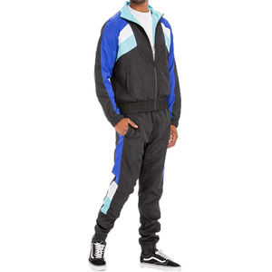 ชุดวอร์มกันลมเข้ารูปสำหรับผู้ชายชุดวิ่งออกกำลังกายสไตล์สตรีทแวร์ระบายอากาศได้ดีโลโก้ตามสั่ง - Product Image 2