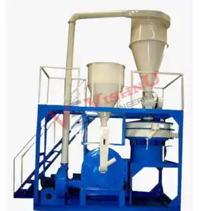 Yüksek çıkışlı PET HDPE PP PE PVC plastik PULVERIZER tozu yapma PULVERIZER makine tarafından yapılan VISHNU mühendislik