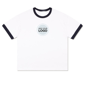 T-shirt vintage teint en pièce, 100 % coton premium uni 300 g/m², effet délavé à l'acide, T-shirt Ringer en gros - Product Image 6