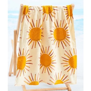 Serviettes de visage absorbantes épaisses et douces en coton tissé sur mesure pour adultes et enfants Serviettes de plage pour salle de bain et douche certifiées GOTS - Product Image 5