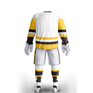 2024 Últimos conjuntos de uniformes de hockey sobre hielo para hombres de calidad sublimada personalizada Servicio OEM de la mejor calidad disponible - Product Image 2