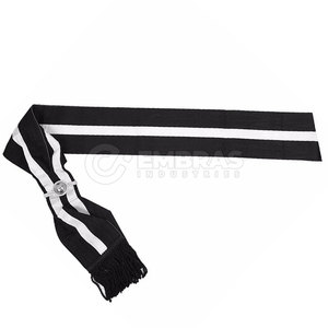 Fajas uniformes de poliéster elegantes y duraderas Tela Premium con ajuste seguro y textura suave de longitud ajustable - Product Image 2