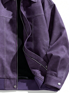 Chaqueta de piel de oveja original para hombre de la mejor calidad, chaqueta de piel auténtica de último diseño vintage, estilo motorista OEM - Product Image 5