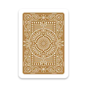 Cartes à jouer 100% Made in Italy Modiano Texas Poker marron en PVC 2 Jumbo Index parfait pour les casinos et les joueurs professionnels