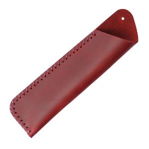 Leather Pencil & Pen Case Eco-Friendly Large Capacity Storage Bag with <b>Metal</b> Zipper Closure Multi-Function Fashion Design - Product Image 6