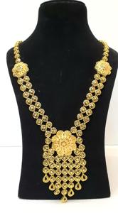 Conjuntos de Joyas de Latón Chapado en Oro de 24kt Estilo Romántico para Bodas Aniversarios Fiestas y Regalos con Perlas Diamantes - Product Image 2