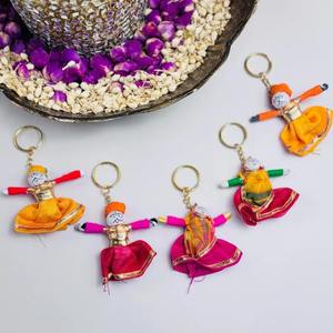 Colorful Indian <b>Doll</b> Puppet Key Chain for Chinese New Year Bulk Return Gift Student Indian Wedding Housewarming Party Favor Home - Product Image 4