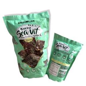 [HALAL] Vegan Dried Flavored Roasted <b>Seaweed</b> Natural Healthy <b>Snacks</b> for Vegetarian Low Cholesterol Original Flavour Value Pack - Product Image 1